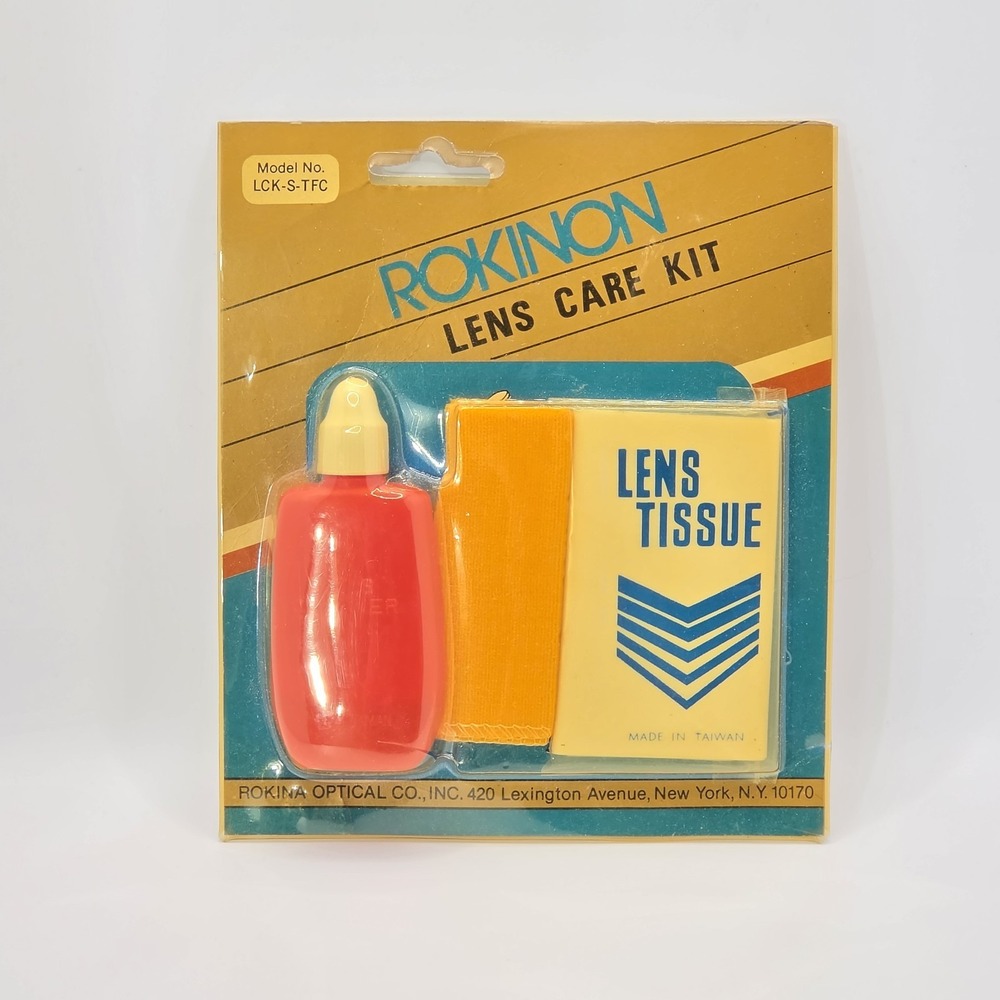 Vintage Rokinon Lens Care Kit Sealed LCK-S-TFC Rare Camera Collectible NOS